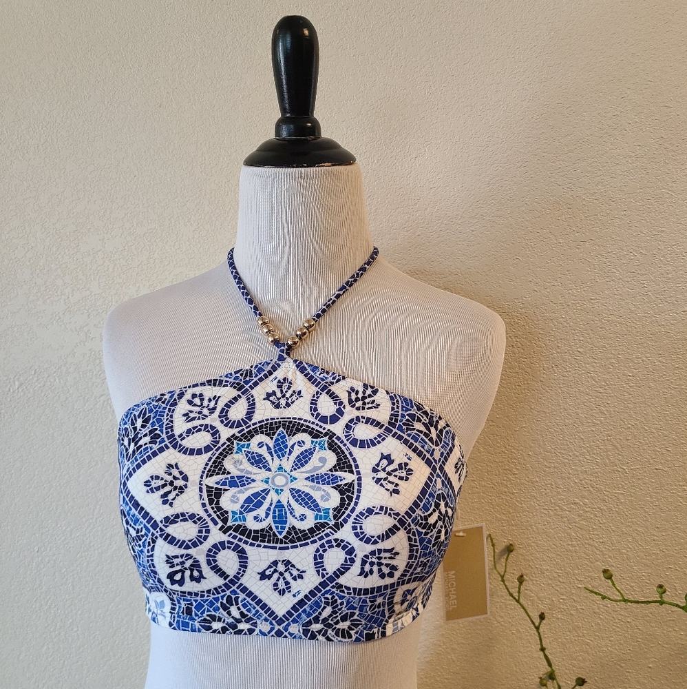 Michal Kors Halter Bikini Top XS